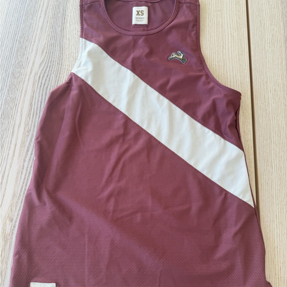 Tracksmith Burgundy Sleeveless Top